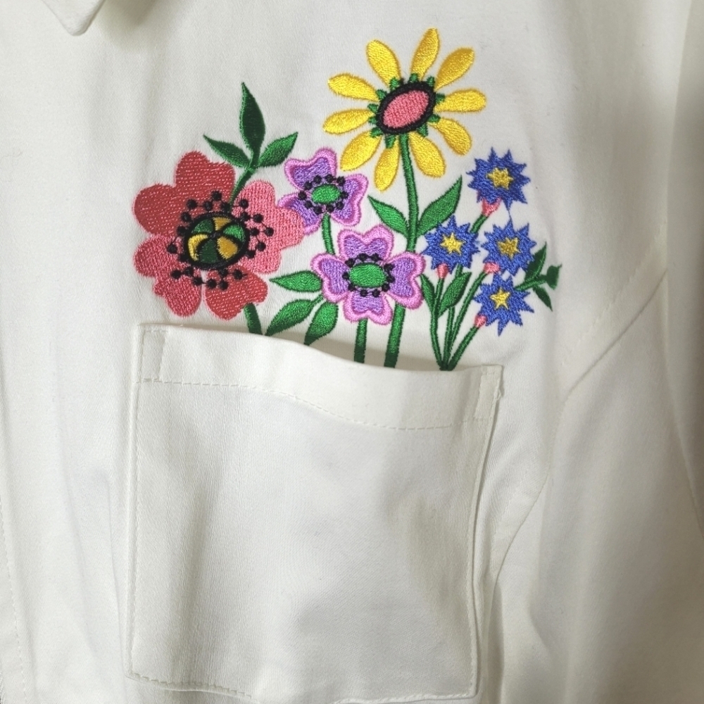 Bob Mackie Floral Embroidered Jacket Size 3X NWT - Picture 2 of 10